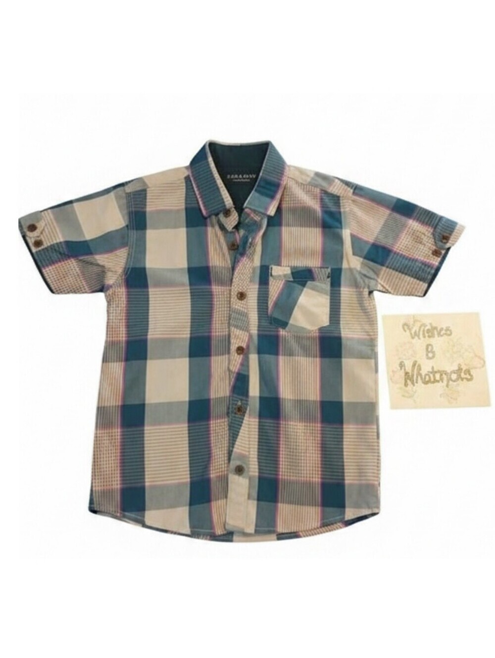 🔥5/$25🔥Zara Man Toddler Boys Button Down Polo Shirt 18 Months